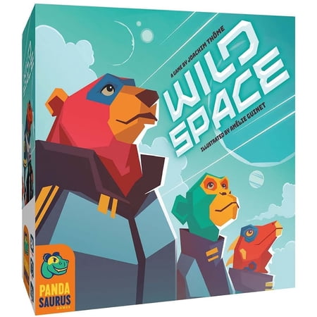 Wild Space - Strategy Board Game, Pandasaurus Games, Ages 10+, 1-5 Players, 10-30 Min