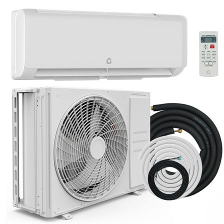 Riedhoff 24000 BTU Mini-Split Air Conditioner & Heat Pump, 19 SEER 2, 1550 Sq. Ft, White