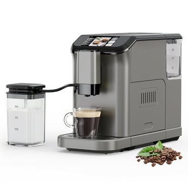 WildBreak Espresso Machine 20 Bar, Cappuccino Machine, 750ml Steam Milk Frother, 1350W, Gray