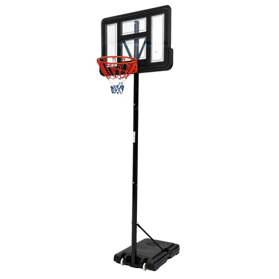 WildBreak Portable Basketball Goal System, Adjustable Height 5.2-10 Ft, 44 x 29.5" Backboard