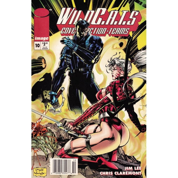 WildC.A.T.s #10 (Newsstand) VF ; Image Comic Book