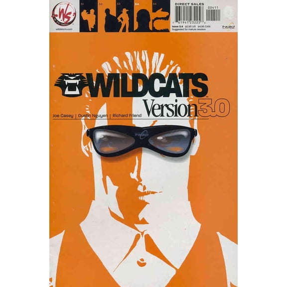 WildCats Version 3.0 #4 VF ; WildStorm Comic Book