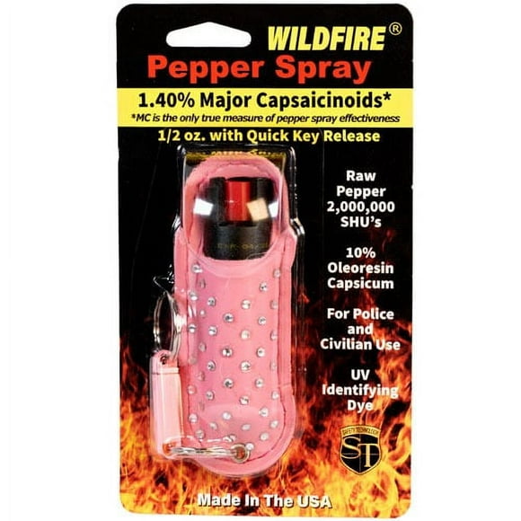 WildFire 1.4% MC 1/2 oz Halo Rhinestone Holster Pink