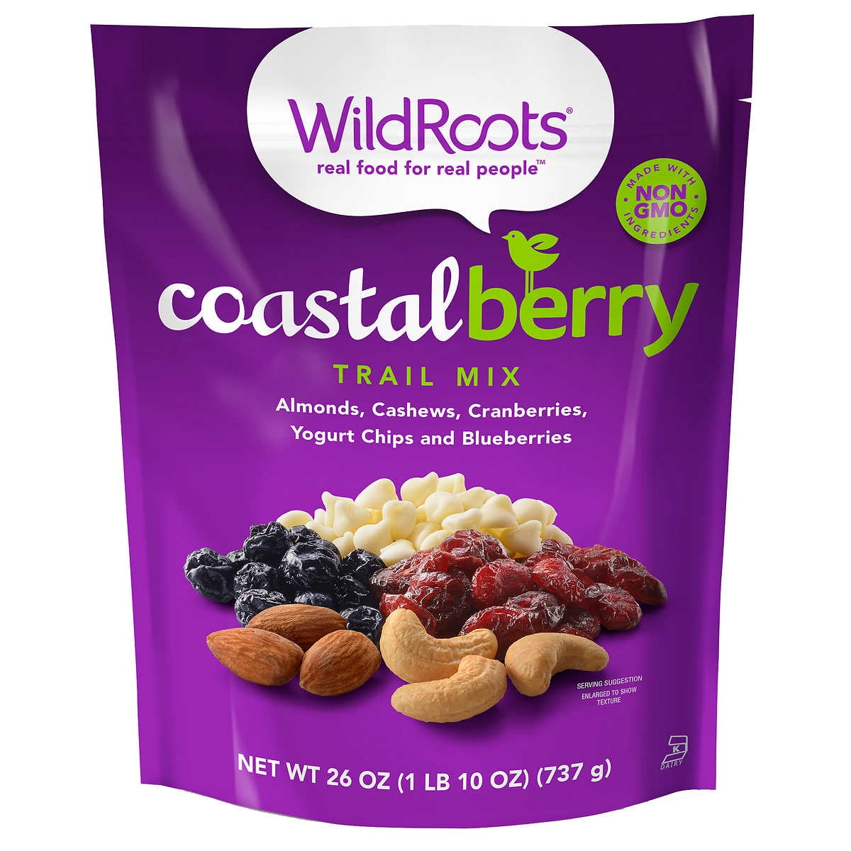 Assortit Coastal Berry Trail Mix, 26 oz, Almonds, Cashews
