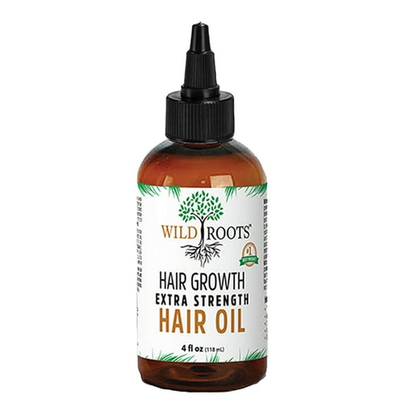 WildRoots Extra Strength Scalp & Hair Growth Oil | Nourishing for All Hair Types (4oz)