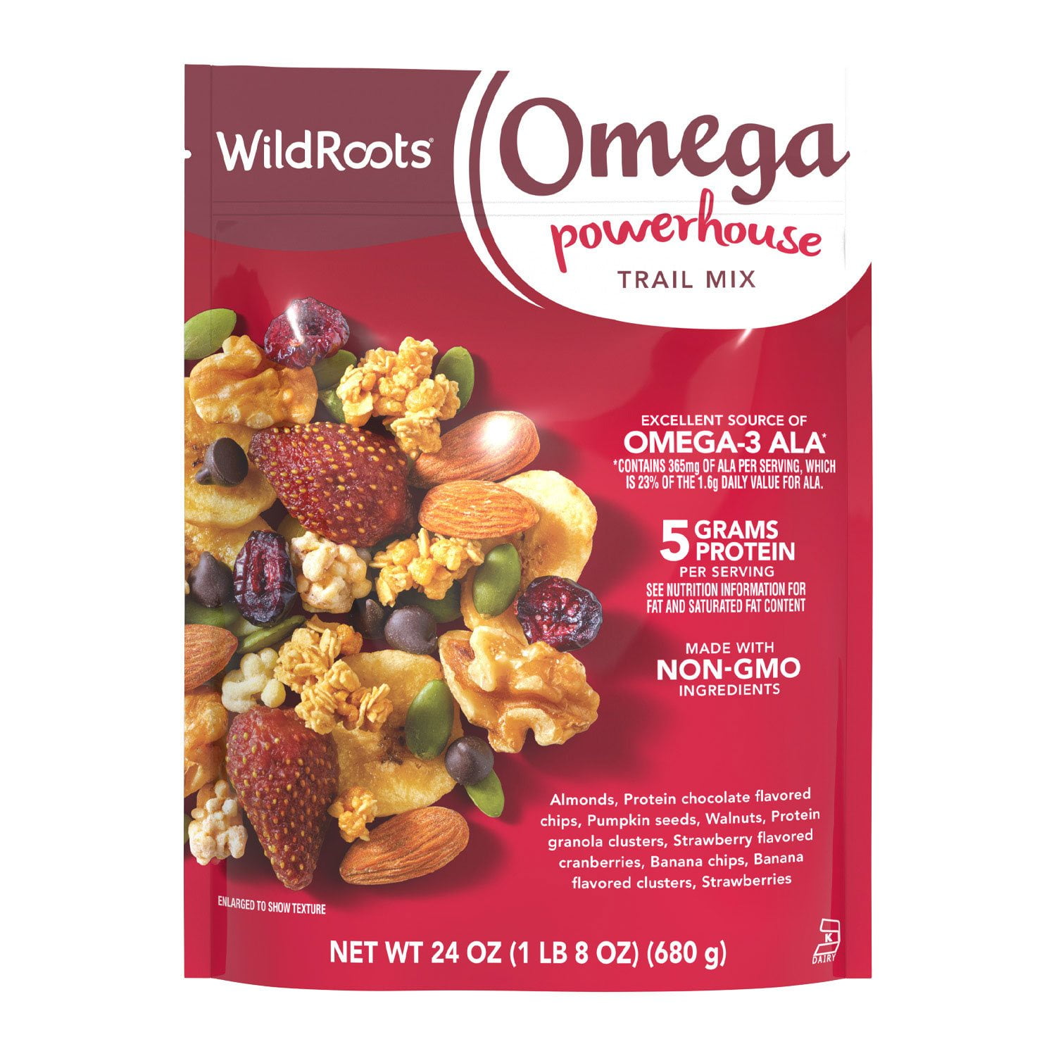 24oz WildRoots® Omega Powerhouse Trail Mix – Delicious Blend of
