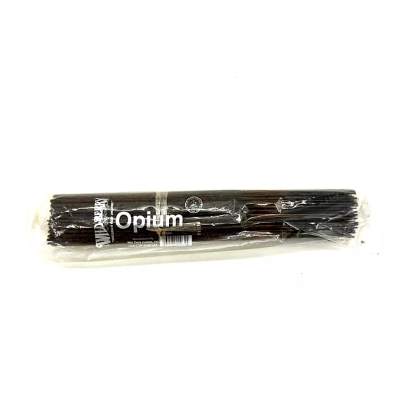 Wildberry Incense 11" Opium Incense 100 Stick Pack, Jar Not Included