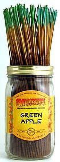 Wild Berry Green Apple Incense Sticks, 100 Count Hand-Dipped Aromatic Incense