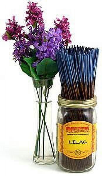 Wild Berry Lilac Incense Sticks, 100 Count Hand-Dipped Aromatic Incense
