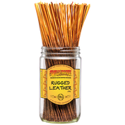 Wild Berry Rugged Leather Incense Sticks, 100 Count Hand-Dipped Aromatic Incense