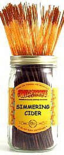 Wild Berry Simmering Cider Incense Sticks, 100 Count Hand-Dipped Aromatic Incense