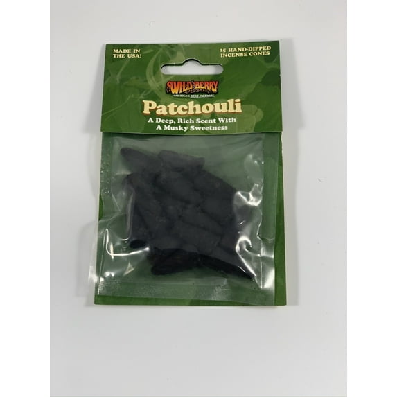 Wild Berry Patchouli Incense Cones Pack of 15 New