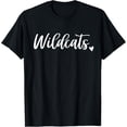 thumbnail image 1 of Wildcats Cute Heart Sports Teams Women T-Shirt, 1 of 4