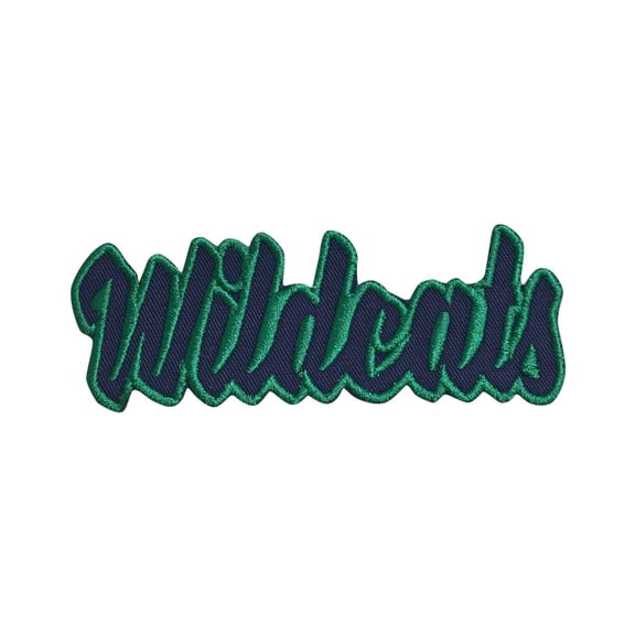 Wildcats - Navy Blue/Green - Team Mascot - Words/Names - Iron on Applique/Embroidered Patch