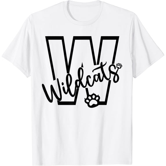 Wildcats School Mascot Team Spirit T Shirt All Size S-5XL