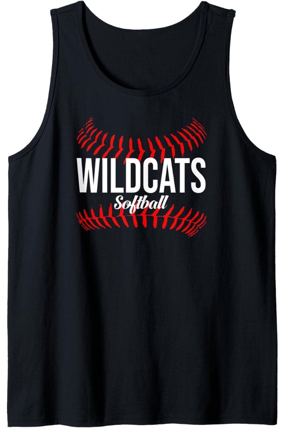 Wildcats Softball Wildcat Fastpitch Mom Tank Top Size S-3XL