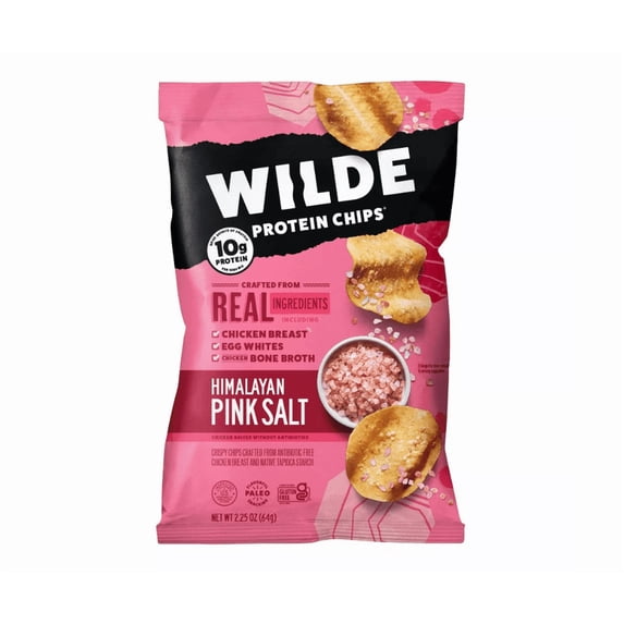 Wilde Chicken Chips With Himalayan Pink Sea Salt, 2.25 oz