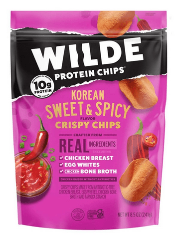 Wilde Korean Sweet & Spicy Protein Chips, 8.5 Ounce