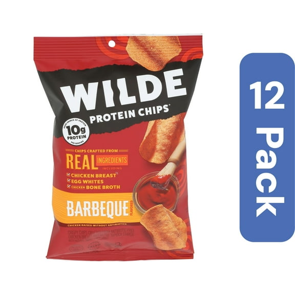 Wilde Snacks Chicken Chips BBQ 4 oz (Pack Of 12)