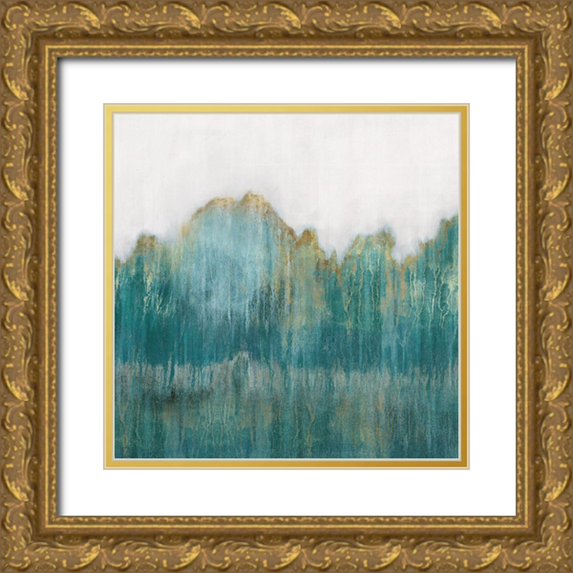 Wilde, Susan 15x15 Gold Ornate Wood Framed with Double Matting Museum Art Print Titled - Fortune I