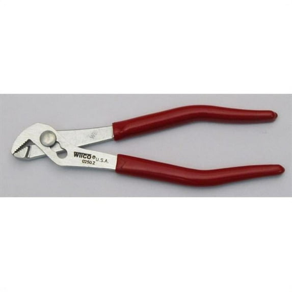 Wilde Tool G251P. Np/Cc 6. 75 Angle Nose Slip Joint Pliers-Polished-Clam Card