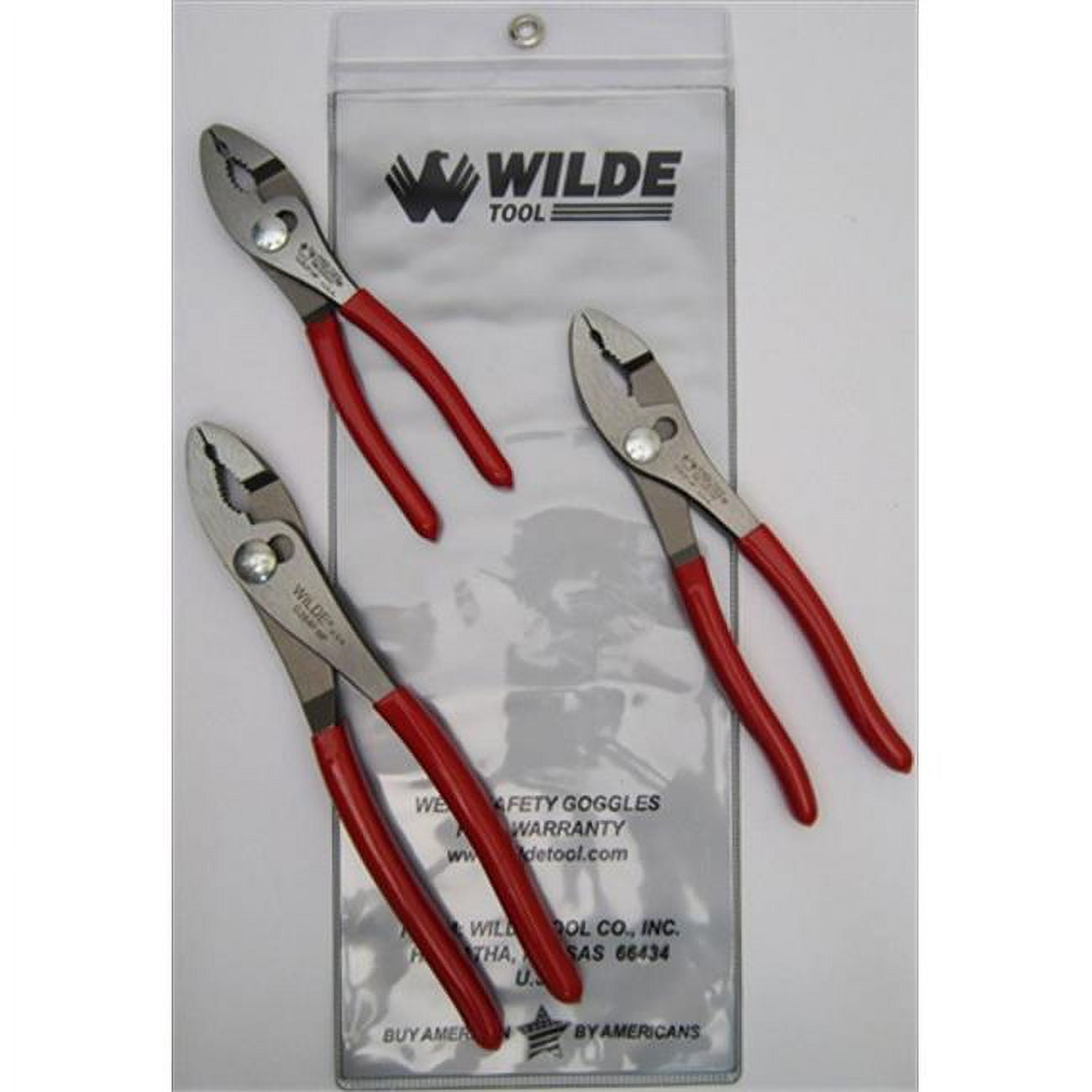Wilde Tool G258Psp.Np/Vp 3-Piece G262-G263-G264 Hang-Up Vinyl Pouch Set