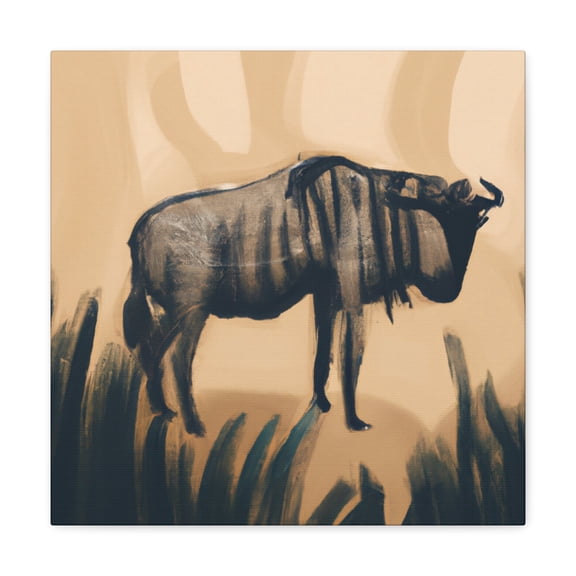"Wildebeest Wanderers Mayhem" - Canvas