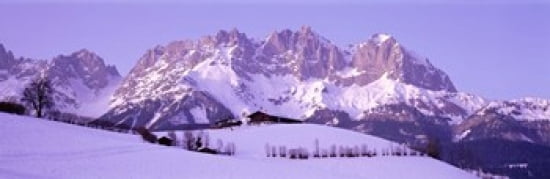 Wilder Kaiser Austrian Alps Canvas Art - Panoramic Images (36 x 12)