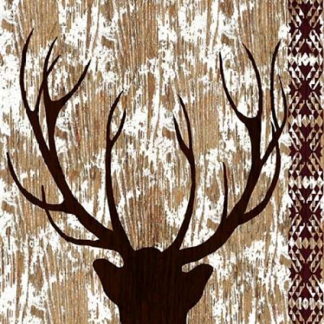 Wilderness Deer Canvas Art - Nicholas Biscardi (24 x 24)
