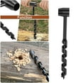 Wilderness Drill Bit Extended Hand Drill Black Portable Hand Drill Bit