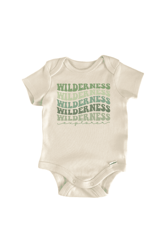 Wilderness Explorer Newborn Baby Bodysuit