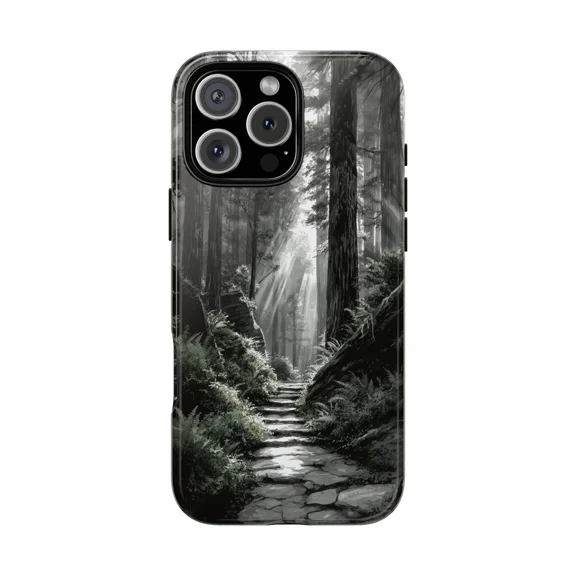 Wilderness Forest Path Woods Trail iPhone Case 17 to 11 Pro Max