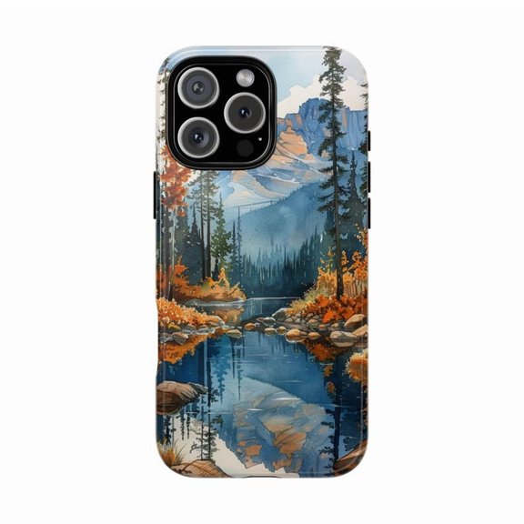 Wilderness Forest iPhone Case Mountain Outdoor Adventure with iPhone 17 to 11 Pro Max