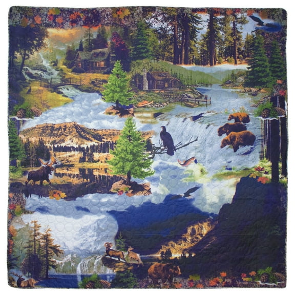 Wilderness Galore 4 piece set,super king-103" x 111",3-standard pillow shams