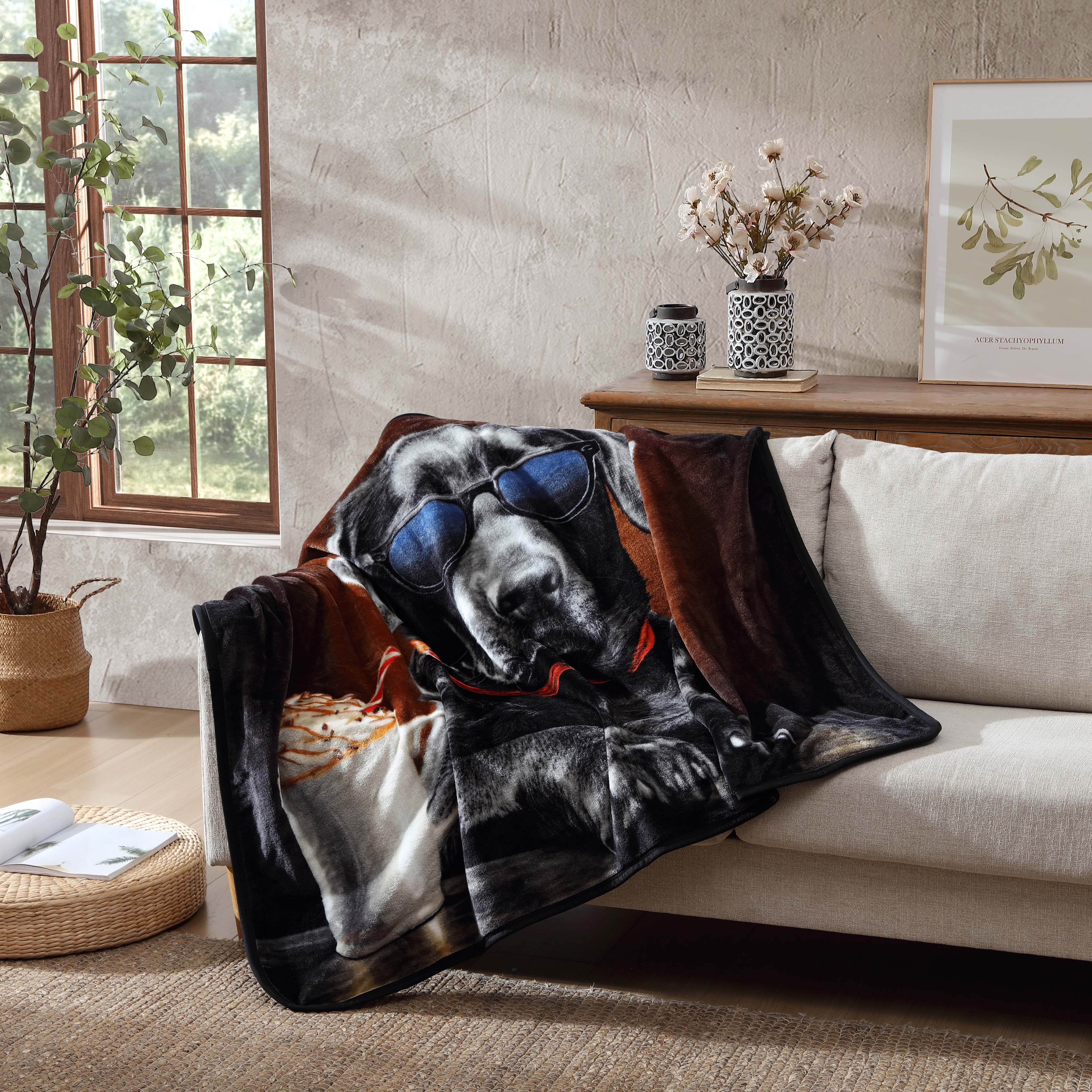 Wilderness Lab with Mocha Throw - Walmart.com