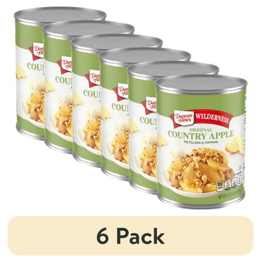 (6 pack) Wilderness Original Country Apple Pie Filling/Topping 21 oz
