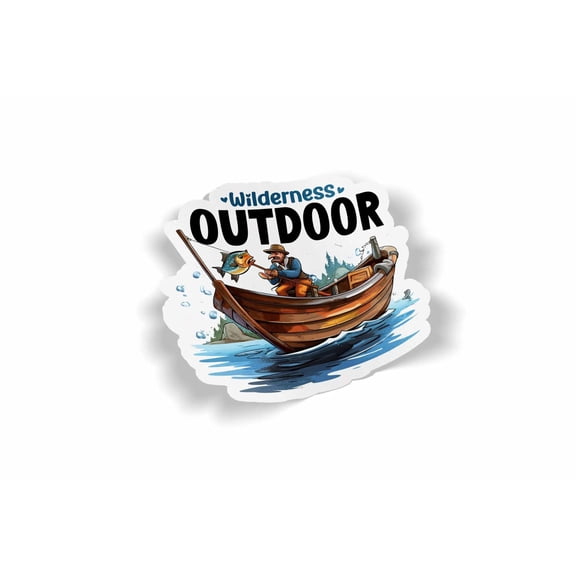Wilderness Outdoors Waterproof Sticker