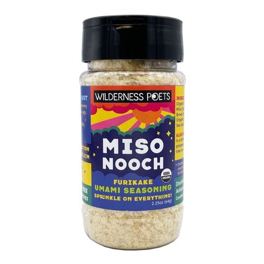 Wilderness Poets Miso Nooch, Chickpea Miso Seasoning, Organic-2.25 oz