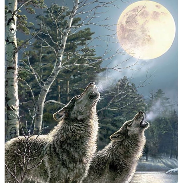 Wilderness Wolf Quilted Blanket GFTOHD12905 main image 0