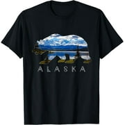 Wilderness Wonders: Black Bear Majesty in Mountain & Lake Splendor - Embrace the Beauty of the Alaskan Outdoors