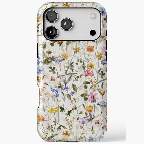 Wildest Wildflower Summer Meadow Art iPhone Case 17 11 12 13 14 15 16 Pro Max