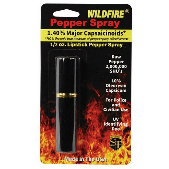 Wildfire 1.4% Mc Lipstick Pepper Spray Black