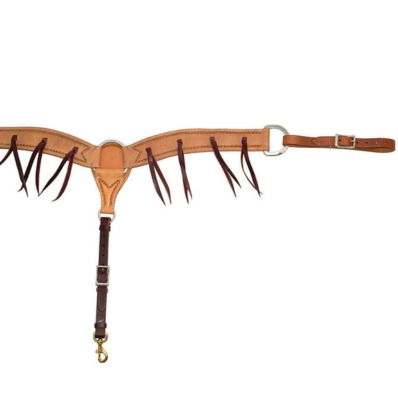 Wildfire 23/4 Latigo Ties R/O Rope Border Breast