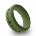 Wildfire Ring INFP Personality Types Beveled Silicone Ring for Men ...