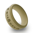 Wildfire Ring INFP Personality Types Beveled Silicone Ring for Men ...