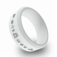Wildfire Ring INFP Personality Types Beveled Silicone Ring for Men ...