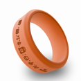 Wildfire Ring INFP Personality Types Beveled Silicone Ring for Men ...