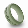 Wildfire Ring INFP Personality Types Beveled Silicone Ring for Men ...