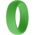 thumbnail image 1 of Wildfire Ring Neon Silicone Wedding Ring Engagement Ring, Silicone Rubber Wedding Bands for Men Women, Anniversary Idea for Couples (Green - Plain, 11), 1 of 6