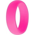 thumbnail image 1 of Wildfire Ring Neon Silicone Wedding Ring , Engagement Ring, Silicone Rubber Wedding Bands for Men Women, Anniversary Idea for Couples (Hot Pink - Plain, 11), 1 of 6